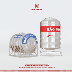 Bồn nước inox ngang Bảo Minh 5000L
