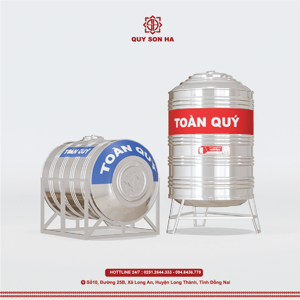 Bồn nước inox đứng Toàn Quý 5000L